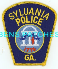 GEORGIA,SYLVANIA POLICE 4 ERROR IN SPELLING